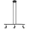 Access Lighting Cobra, 3 Light Adjustable LED Pendant or SemiFlush, Black Finish 52205LEDDLP-BL - alternate 1
